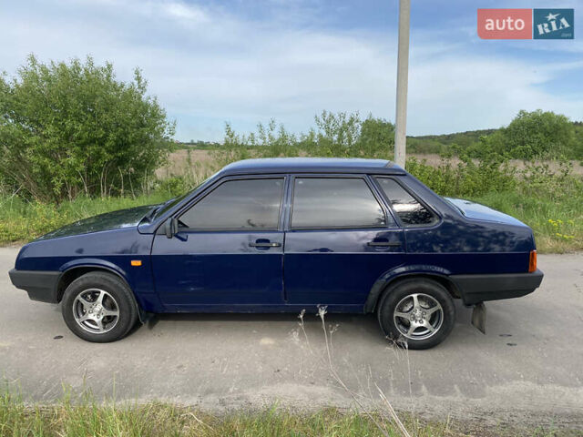 Синій ВАЗ 21099, об'ємом двигуна 1.6 л та пробігом 110 тис. км за 1800 $, фото 1 на Automoto.ua