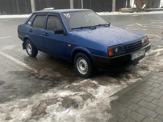 Синій ВАЗ 21099, об'ємом двигуна 1.6 л та пробігом 210 тис. км за 2100 $, фото 1 на Automoto.ua