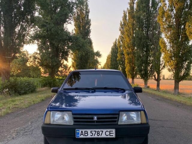 Синий ВАЗ 21099, объемом двигателя 1.6 л и пробегом 220 тыс. км за 1650 $, фото 1 на Automoto.ua
