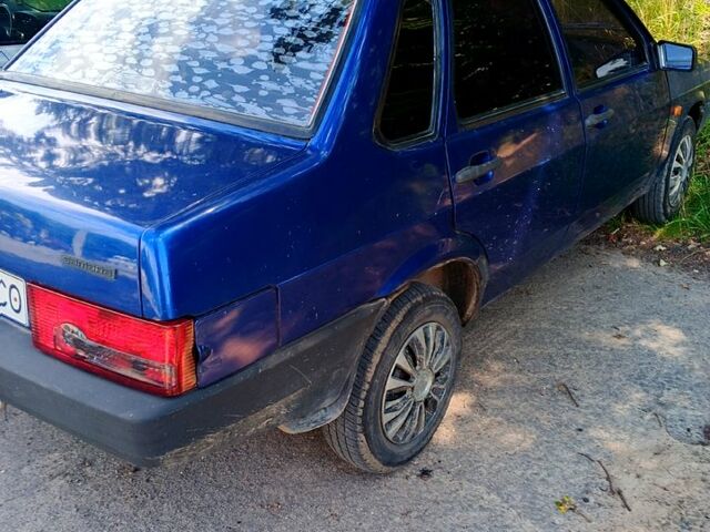Синий ВАЗ 21099, объемом двигателя 1.6 л и пробегом 200 тыс. км за 1200 $, фото 1 на Automoto.ua