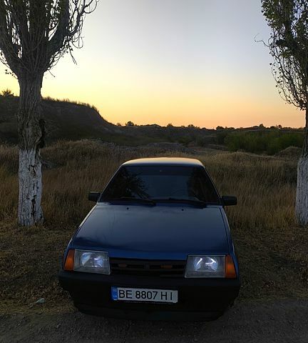 Синий ВАЗ 21099, объемом двигателя 1.6 л и пробегом 215 тыс. км за 2000 $, фото 1 на Automoto.ua