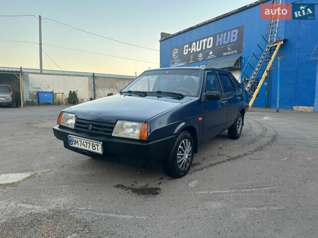 Синий ВАЗ 21099, объемом двигателя 1.6 л и пробегом 255 тыс. км за 1600 $, фото 1 на Automoto.ua