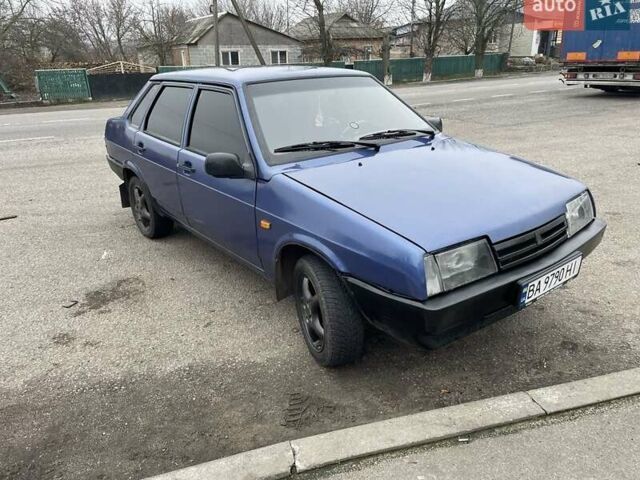 Синий ВАЗ 21099, объемом двигателя 1.6 л и пробегом 224 тыс. км за 2200 $, фото 1 на Automoto.ua
