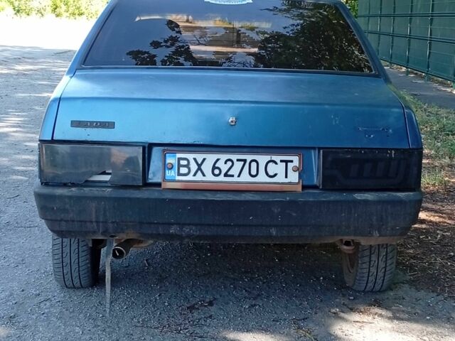 Синий ВАЗ 21099, объемом двигателя 1.6 л и пробегом 245 тыс. км за 721 $, фото 1 на Automoto.ua
