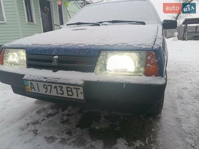 Синій ВАЗ 21099, об'ємом двигуна 1.6 л та пробігом 95 тис. км за 2750 $, фото 1 на Automoto.ua