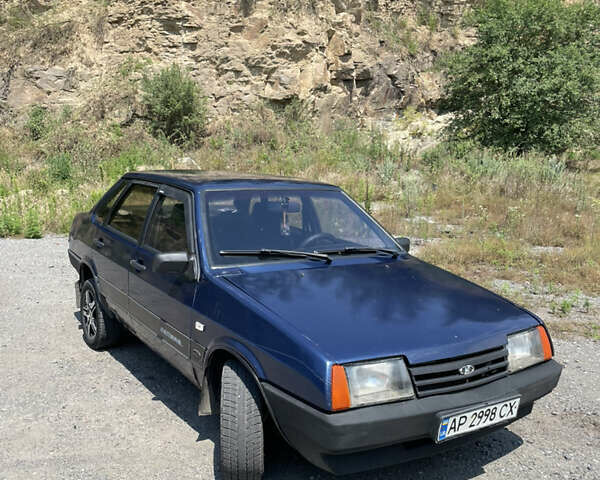Синий ВАЗ 21099, объемом двигателя 1.6 л и пробегом 417 тыс. км за 900 $, фото 1 на Automoto.ua