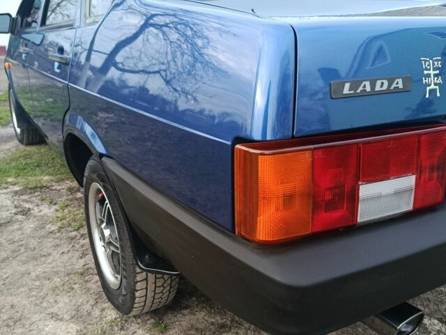 Синий ВАЗ 21099, объемом двигателя 1 л и пробегом 94 тыс. км за 2750 $, фото 1 на Automoto.ua