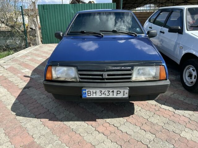 Синий ВАЗ 21099, объемом двигателя 1.6 л и пробегом 222 тыс. км за 1350 $, фото 1 на Automoto.ua