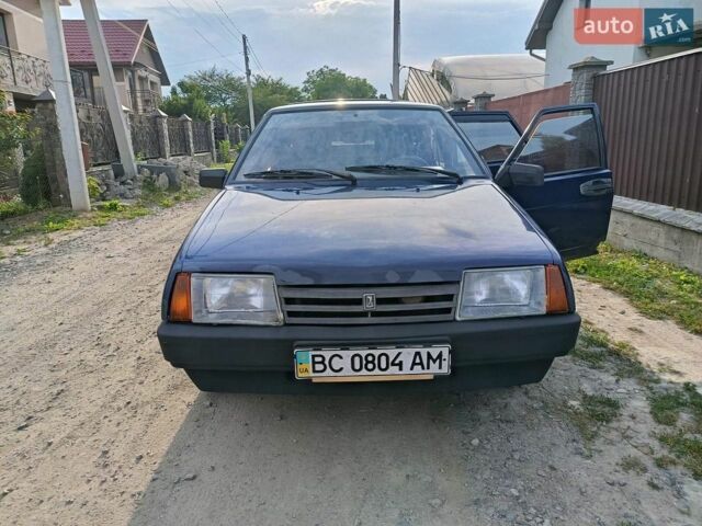 Синий ВАЗ 21099, объемом двигателя 1.5 л и пробегом 165 тыс. км за 750 $, фото 1 на Automoto.ua