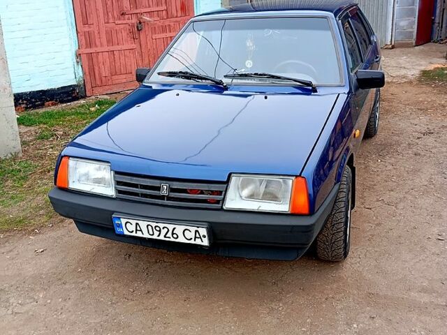 Синий ВАЗ 21099, объемом двигателя 1.5 л и пробегом 210 тыс. км за 2850 $, фото 1 на Automoto.ua