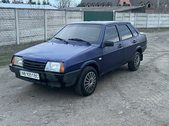 Синій ВАЗ 21099, об'ємом двигуна 1.6 л та пробігом 198 тис. км за 950 $, фото 1 на Automoto.ua