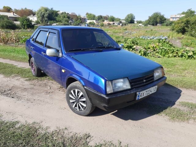 Синий ВАЗ 21099, объемом двигателя 1.6 л и пробегом 88 тыс. км за 954 $, фото 1 на Automoto.ua