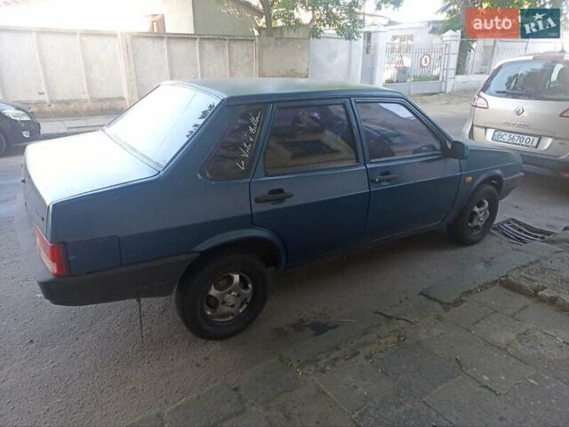 Синий ВАЗ 21099, объемом двигателя 1.6 л и пробегом 239 тыс. км за 1300 $, фото 1 на Automoto.ua