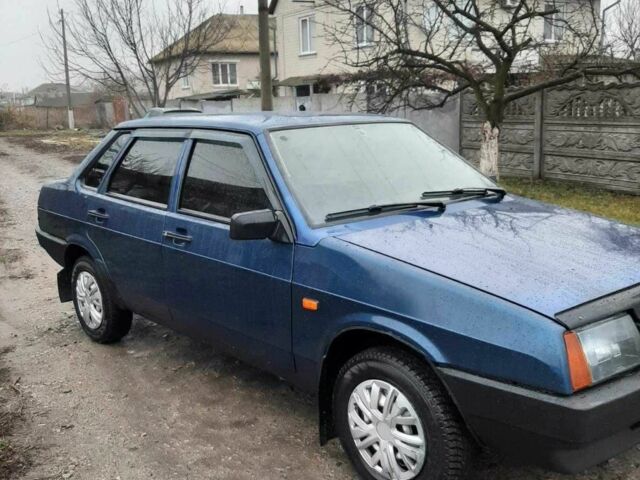 Синій ВАЗ 21099, об'ємом двигуна 1.6 л та пробігом 186 тис. км за 1600 $, фото 1 на Automoto.ua