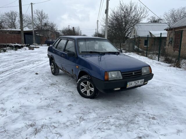 Синий ВАЗ 21099, объемом двигателя 6 л и пробегом 230 тыс. км за 1300 $, фото 1 на Automoto.ua
