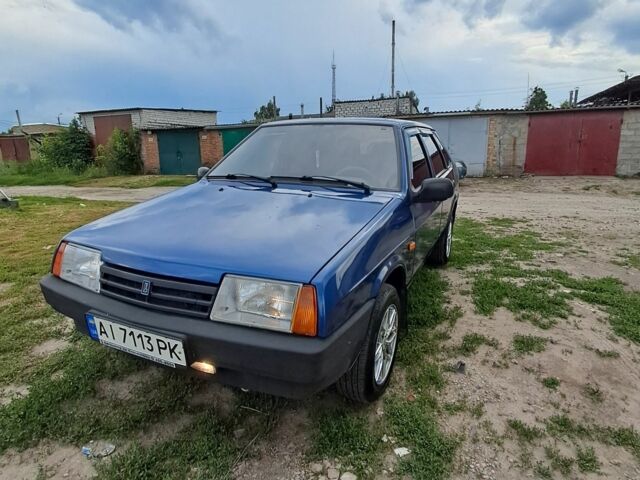 Синий ВАЗ 21099, объемом двигателя 1.6 л и пробегом 192 тыс. км за 2242 $, фото 1 на Automoto.ua