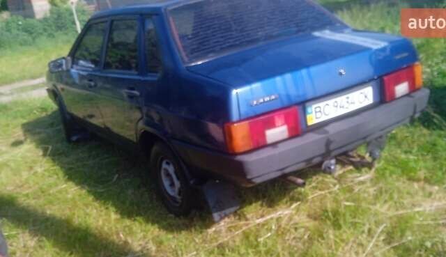 Синий ВАЗ 21099, объемом двигателя 1.6 л и пробегом 240 тыс. км за 1200 $, фото 1 на Automoto.ua