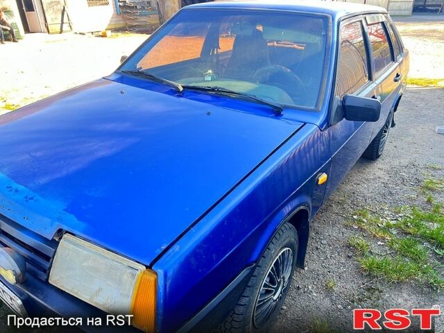 Синий ВАЗ 21099, объемом двигателя 1.6 л и пробегом 213 тыс. км за 1400 $, фото 1 на Automoto.ua