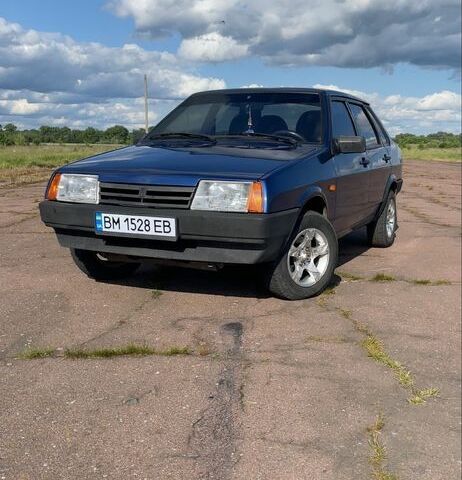 Синий ВАЗ 21099, объемом двигателя 1.6 л и пробегом 135 тыс. км за 2600 $, фото 1 на Automoto.ua