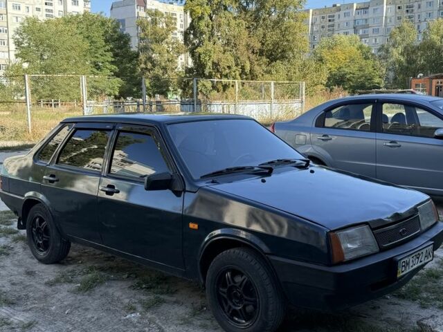 Синий ВАЗ 21099, объемом двигателя 1.6 л и пробегом 230 тыс. км за 1550 $, фото 1 на Automoto.ua
