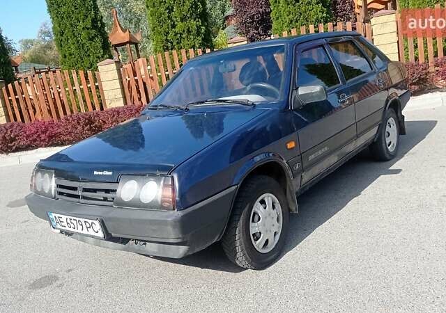 Синій ВАЗ 21099, об'ємом двигуна 1.6 л та пробігом 90 тис. км за 1400 $, фото 1 на Automoto.ua