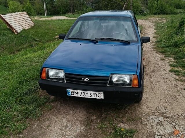 Синій ВАЗ 21099, об'ємом двигуна 1.6 л та пробігом 430 тис. км за 1100 $, фото 1 на Automoto.ua