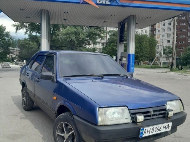 Синій ВАЗ 21099, об'ємом двигуна 1.6 л та пробігом 198 тис. км за 1177 $, фото 1 на Automoto.ua