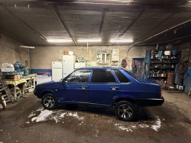 Синий ВАЗ 21099, объемом двигателя 1.6 л и пробегом 1 тыс. км за 2100 $, фото 1 на Automoto.ua