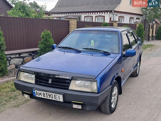 Синий ВАЗ 21099, объемом двигателя 1.6 л и пробегом 191 тыс. км за 2450 $, фото 1 на Automoto.ua