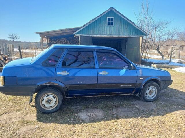 Синій ВАЗ 21099, об'ємом двигуна 1.6 л та пробігом 146 тис. км за 1800 $, фото 1 на Automoto.ua