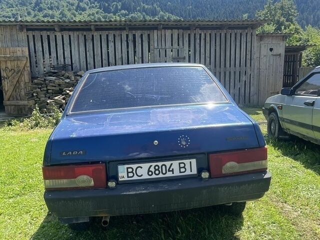 Синий ВАЗ 21099, объемом двигателя 1.6 л и пробегом 161 тыс. км за 1350 $, фото 1 на Automoto.ua