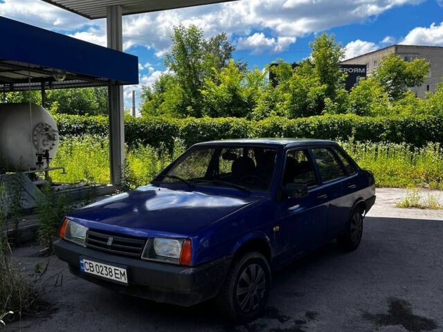 Синий ВАЗ 21099, объемом двигателя 1.6 л и пробегом 220 тыс. км за 1411 $, фото 1 на Automoto.ua