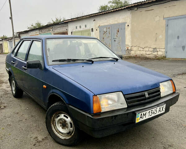 Синій ВАЗ 21099, об'ємом двигуна 1.6 л та пробігом 181 тис. км за 1450 $, фото 1 на Automoto.ua