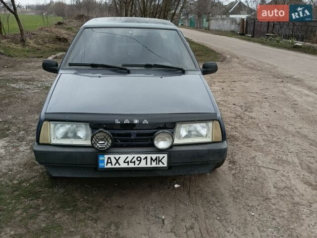 Синий ВАЗ 21099, объемом двигателя 1.6 л и пробегом 160 тыс. км за 2100 $, фото 1 на Automoto.ua