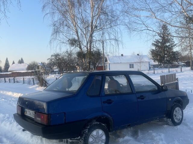 Синій ВАЗ 21099, об'ємом двигуна 1.6 л та пробігом 115 тис. км за 1050 $, фото 1 на Automoto.ua