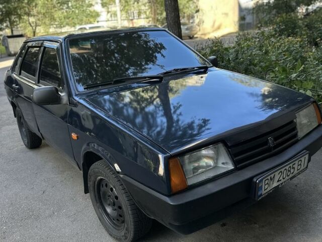 Синий ВАЗ 21099, объемом двигателя 1.6 л и пробегом 174 тыс. км за 1300 $, фото 1 на Automoto.ua