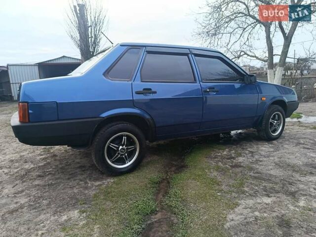 Синій ВАЗ 21099, об'ємом двигуна 1.6 л та пробігом 94 тис. км за 2850 $, фото 1 на Automoto.ua