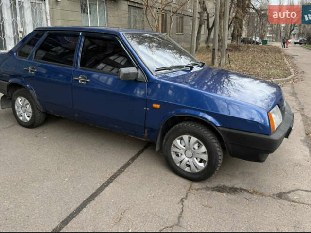 Синій ВАЗ 21099, об'ємом двигуна 1.6 л та пробігом 148 тис. км за 2100 $, фото 1 на Automoto.ua
