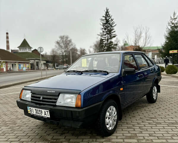 Синій ВАЗ 21099, об'ємом двигуна 1.6 л та пробігом 156 тис. км за 2400 $, фото 1 на Automoto.ua