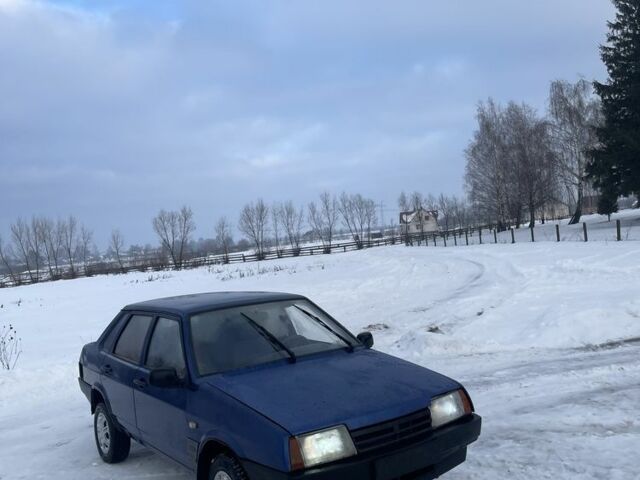 Синій ВАЗ 21099, об'ємом двигуна 1.6 л та пробігом 120 тис. км за 1000 $, фото 1 на Automoto.ua