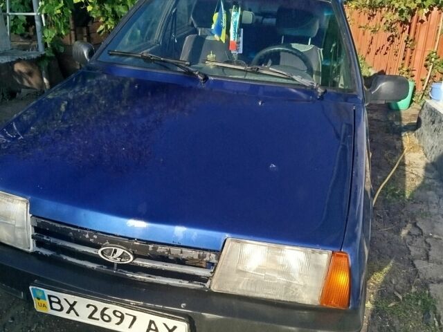 Синий ВАЗ 21099, объемом двигателя 1.6 л и пробегом 1 тыс. км за 1550 $, фото 1 на Automoto.ua