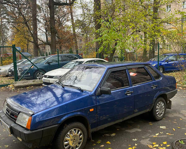 Синий ВАЗ 21099, объемом двигателя 1.6 л и пробегом 130 тыс. км за 3000 $, фото 1 на Automoto.ua