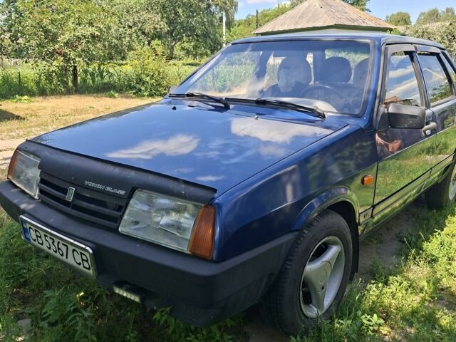 Синий ВАЗ 21099, объемом двигателя 10 л и пробегом 220 тыс. км за 1801 $, фото 1 на Automoto.ua