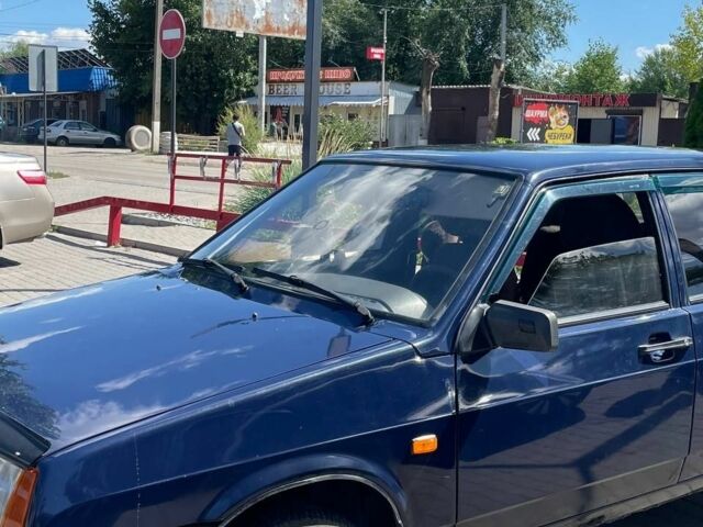 Синий ВАЗ 21099, объемом двигателя 1.6 л и пробегом 280 тыс. км за 1598 $, фото 1 на Automoto.ua