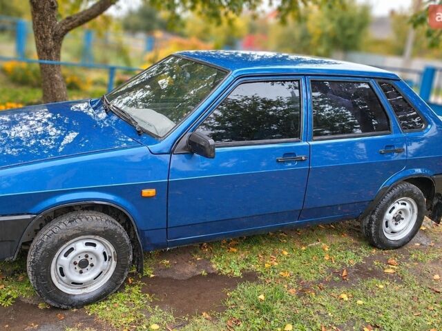 Синий ВАЗ 21099, объемом двигателя 1.6 л и пробегом 84 тыс. км за 3000 $, фото 1 на Automoto.ua