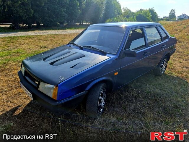 Синий ВАЗ 21099, объемом двигателя 1.6 л и пробегом 195 тыс. км за 1499 $, фото 1 на Automoto.ua