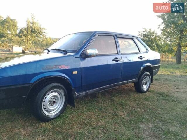 Синий ВАЗ 21099, объемом двигателя 1.6 л и пробегом 100 тыс. км за 1650 $, фото 1 на Automoto.ua