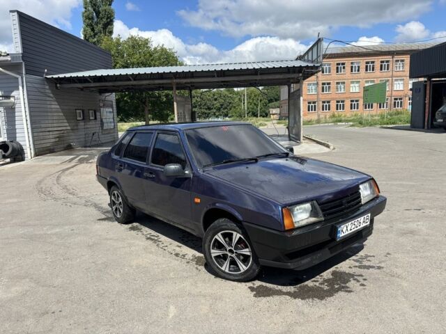 Синий ВАЗ 21099, объемом двигателя 1.6 л и пробегом 196 тыс. км за 1300 $, фото 1 на Automoto.ua