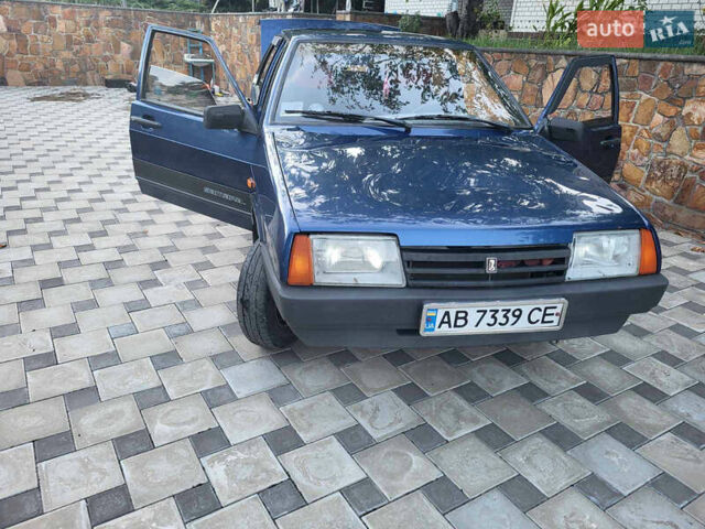 Синий ВАЗ 21099, объемом двигателя 1.6 л и пробегом 125 тыс. км за 1850 $, фото 1 на Automoto.ua