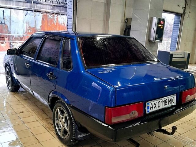 Синий ВАЗ 21099, объемом двигателя 1.6 л и пробегом 196 тыс. км за 1463 $, фото 1 на Automoto.ua
